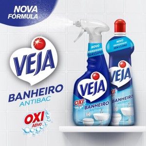 Veja banheiro oxi ativo pulveziador. 500ml