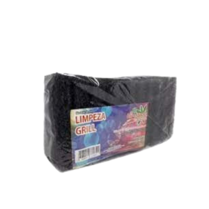 Esponja lt verde limpeza grill esponflora