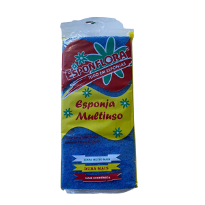 Esponja antiaderente esponflora c/3